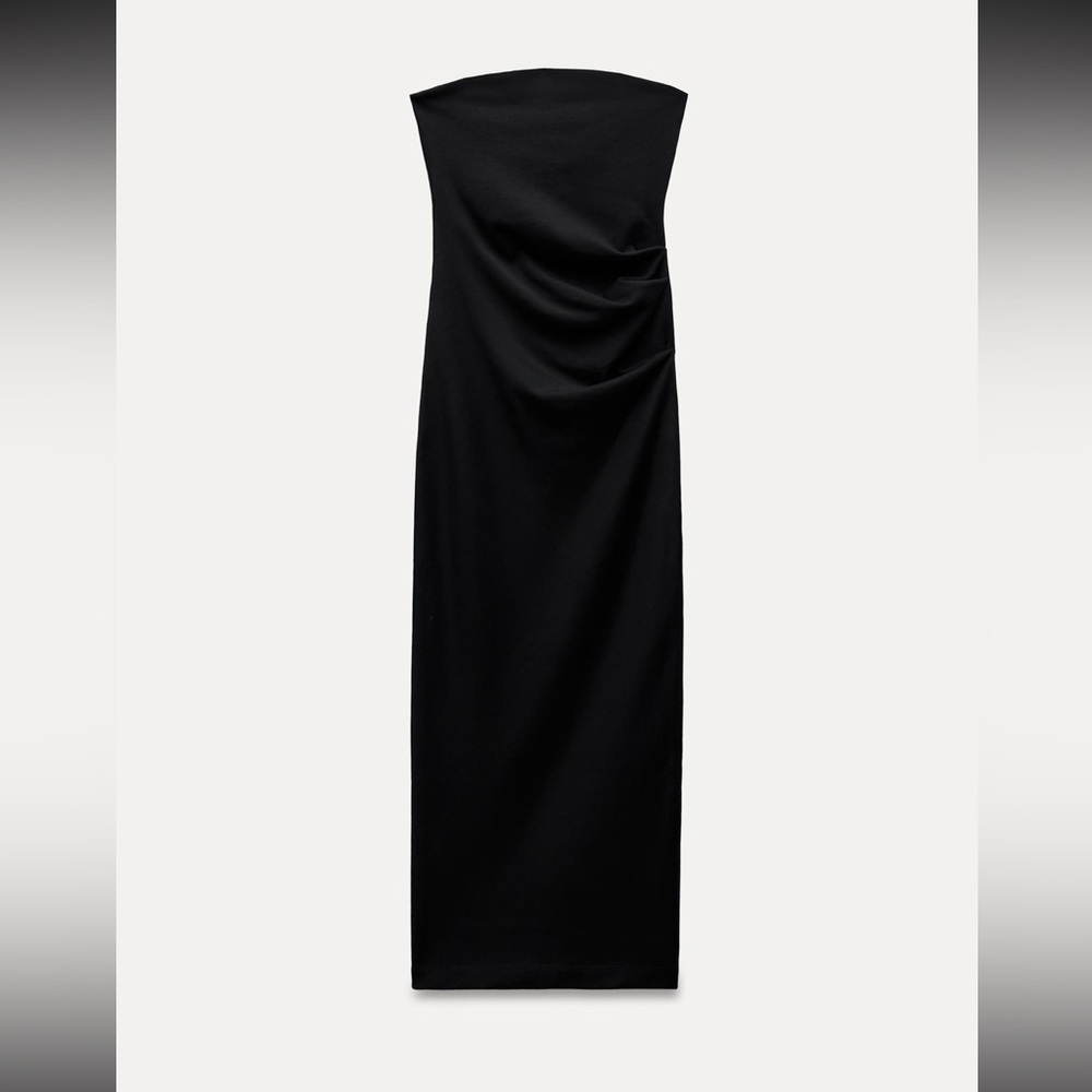 Zara - Strapless midi dress - size M